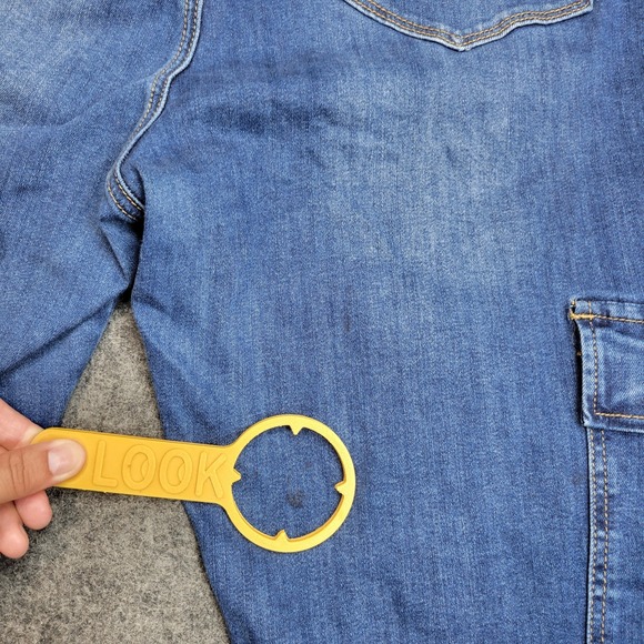 Rue Jeans Womens 18 Denim Stretch Y2K Street 2000s Utility Cargo Pockets Outdoor - Picture 4 of 16